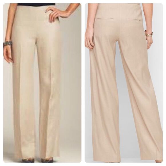 Talbots khaki color high waisted stretch dress pants size 10 - Picture 1 of 9